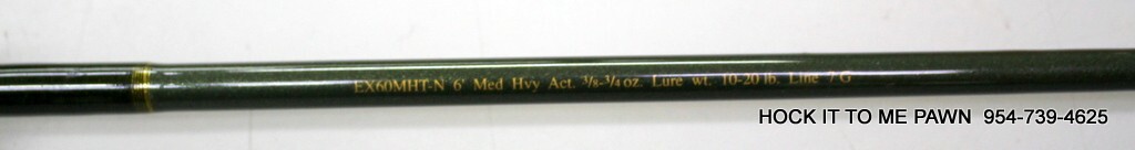 Bass Pro Shops EX60MHT-N 6’0″ HM54 Graphite Baitcasting Rod