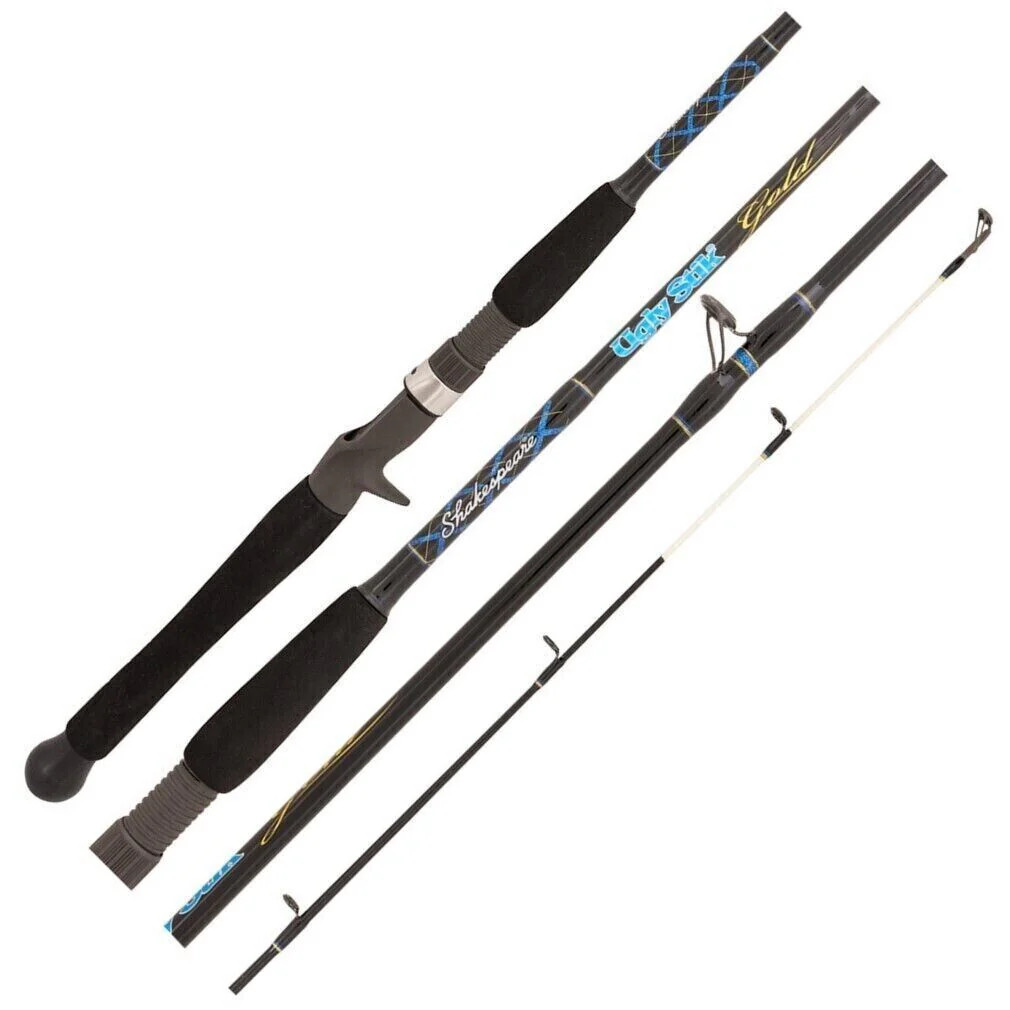 Shakespeare Ugly Stik Gold Travel Casting Rod 3 Piece 6-10 kg