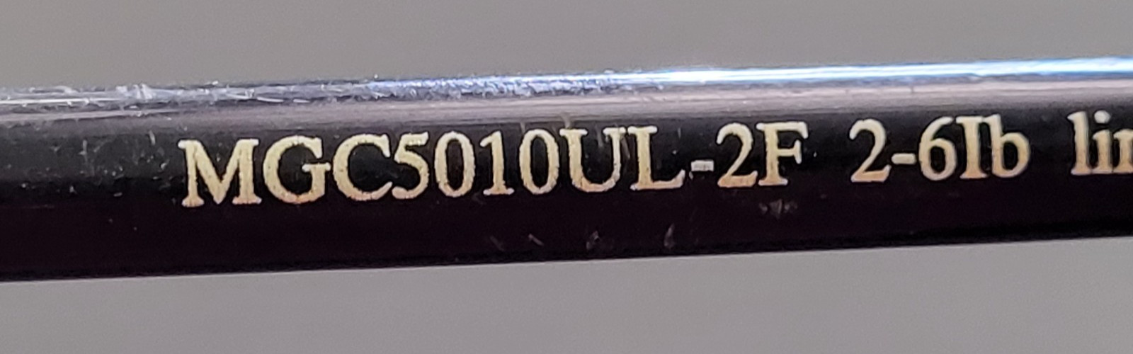 Bass Pro Shops Mega Cast Ultra Light Spinning Rod, MGC5010UL, 2 Piece, 5 Guides.