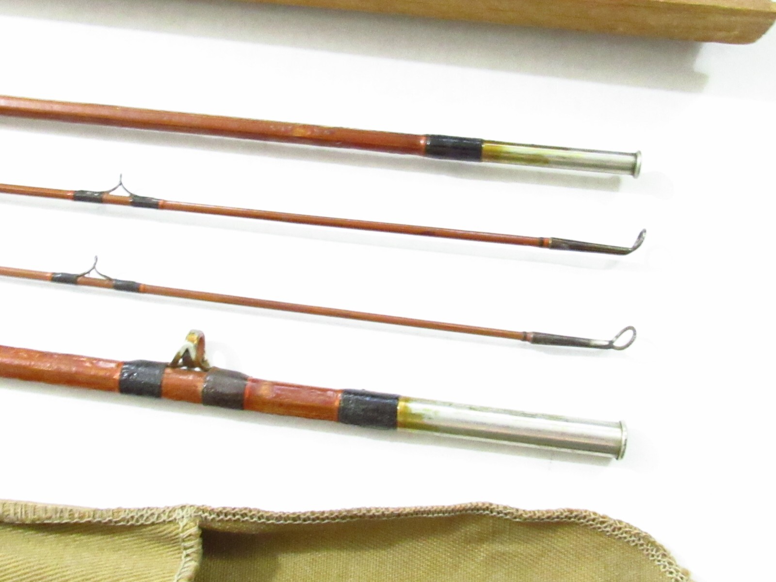 1930S USA HEDDON PETE’S FAVORITE 8′ 1/2 FT BAMBOO FLY ROD ALL ORIGINAL