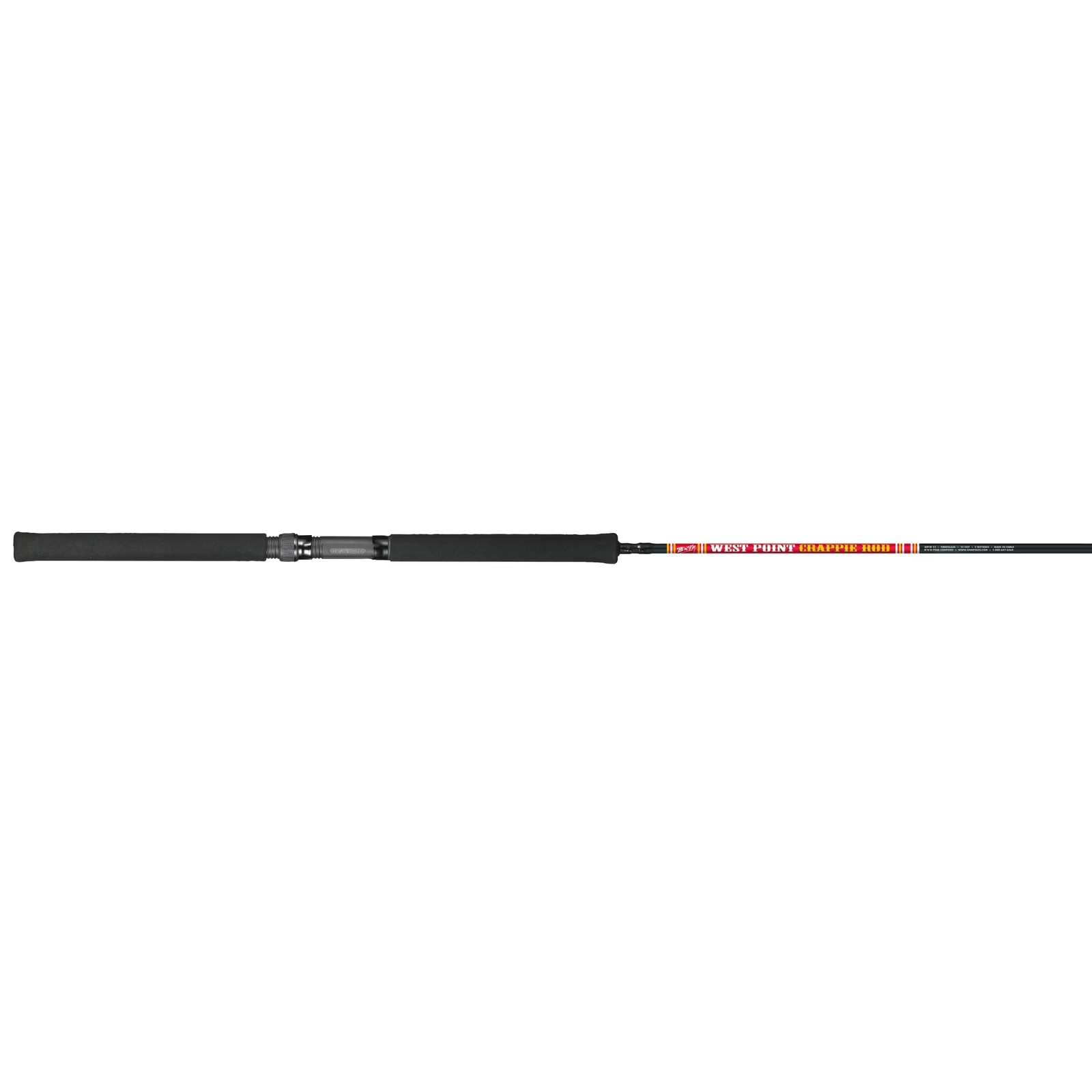 B&M WPCR10 West Point Crappie 2 Piece 10′ Fishing Spinning Rod