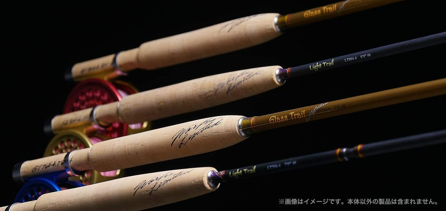 MORRIS Graphite Works Light Trail LT 764-6 Trout Fly rod Toshio Adachi 7’6″ 6pcs