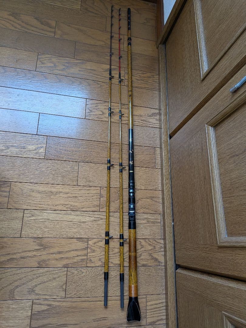 Super Force Filefish Hayanagi 210 Fishing Rod, Bamboo Design, 20/30lb, Used