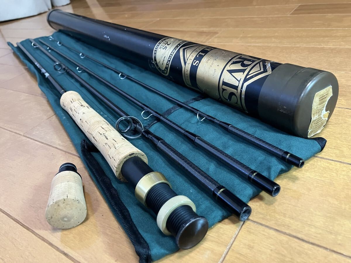 ORVIS Graphite HLS 9′ 4.1/4oz 8 4-Piece Rod Case and Rod Bag