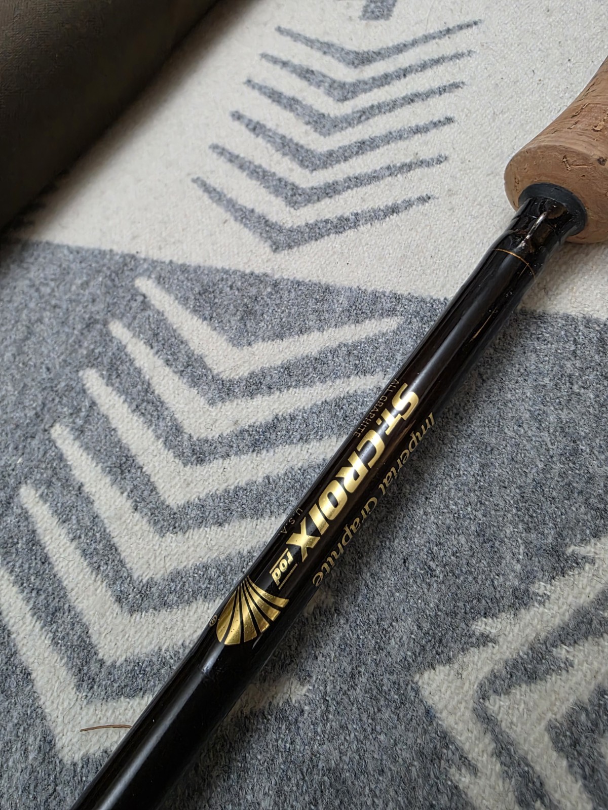 St. Croix Imperial Graphite Fly Rod IF-9010 9′ 10WT 2pc USA w/ Original Rod Sock