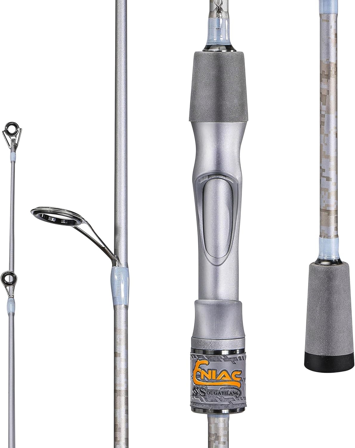 Fishing Pole IM6 Graphite Spinning Rod & Casting Rod Two Pieces SuperPolymer