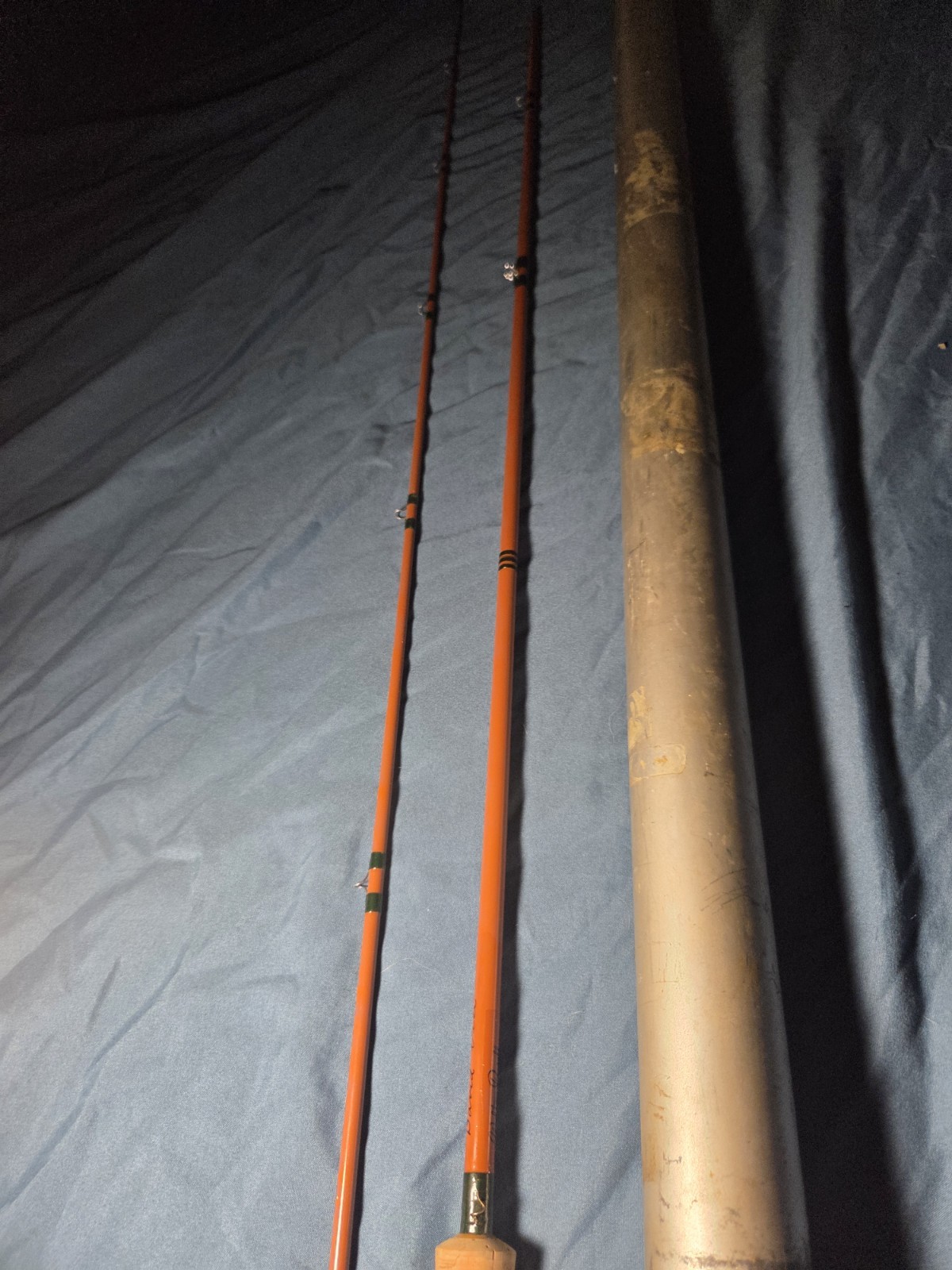Vintage 1960s Walton Powell CUSTOM Fiberglass Fly Rod with name inscription