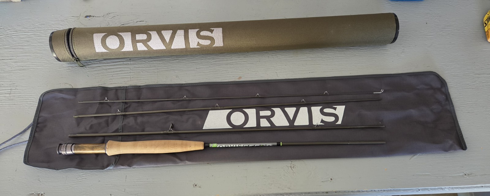 Orvis Recon Fly Rod 7’6″ 3wt Fast Action 4pc Graphite w/ Tube & Sock