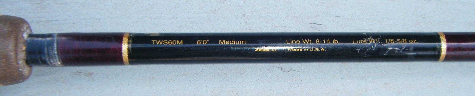 Quantum American Series 1-Piece 5’6” Fast Tapered Graphite Spinning Rod