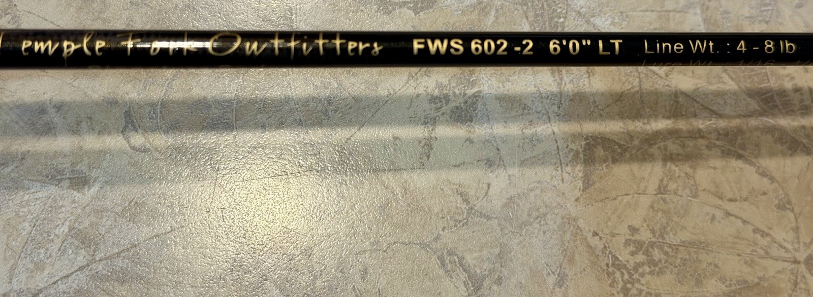 Temple Fork Outfitters TFO Signature Series Loomis FWS 602-2 6ft LT Spin Rod