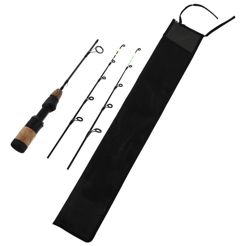 1Pc Double Fishing Rod Ice Fishing Rod for Winter Outdoor Prawn Rod