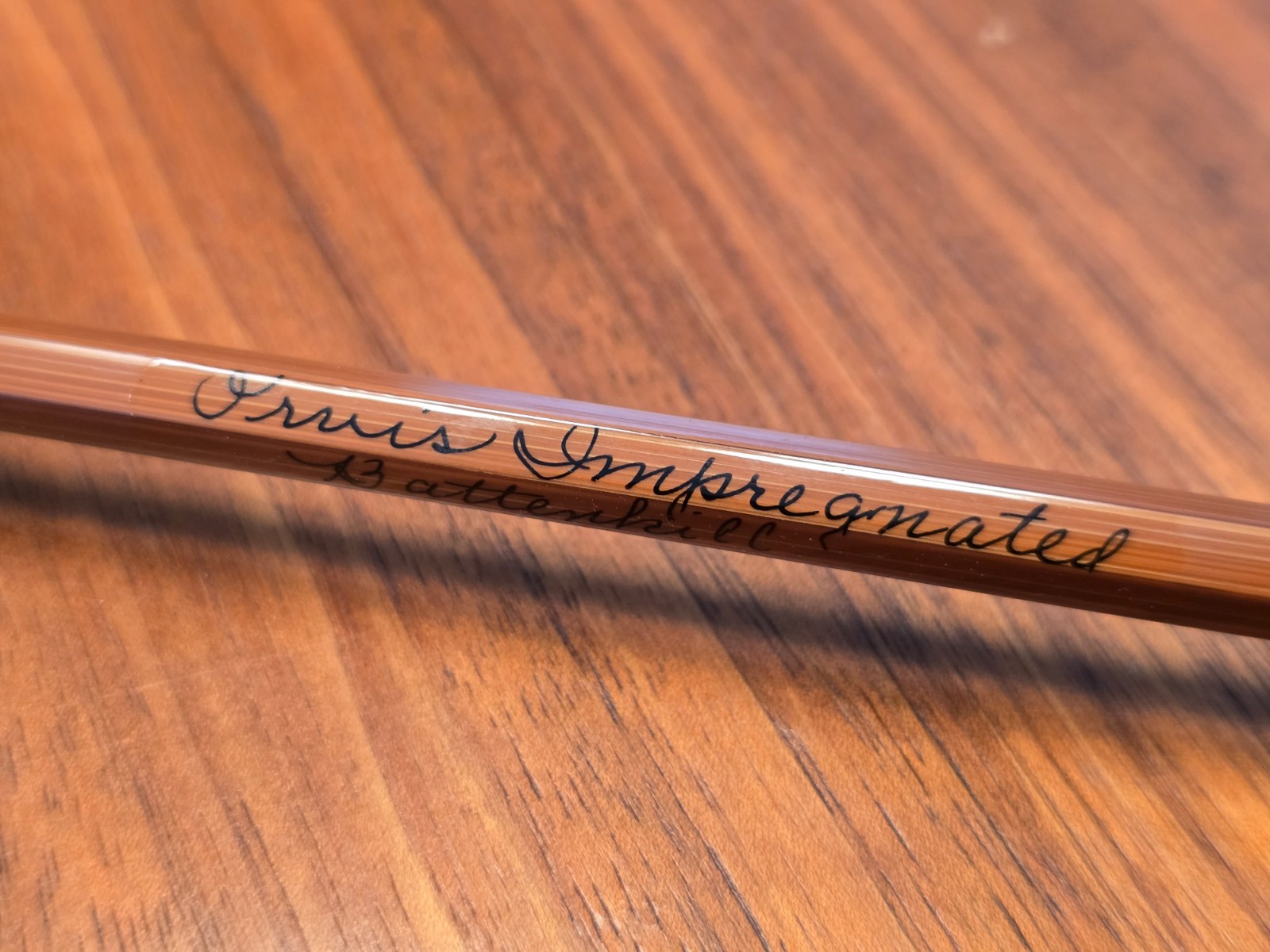 Orvis Impregnated Battenkill Bamboo Fly Rod 7’ – 3 3/8 oz. 6wt. W/ Tube & Sock.