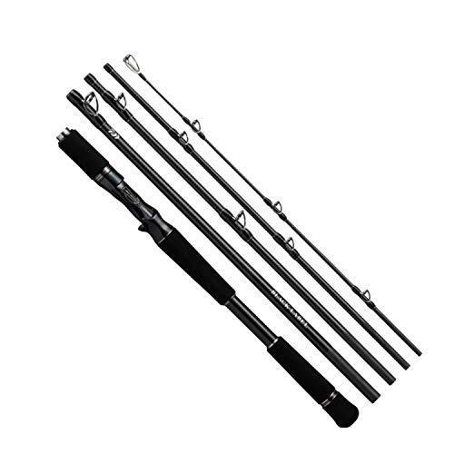 Daiwa BLACK LABEL Travel C70MH-5 Baitcasting Rod for Bass