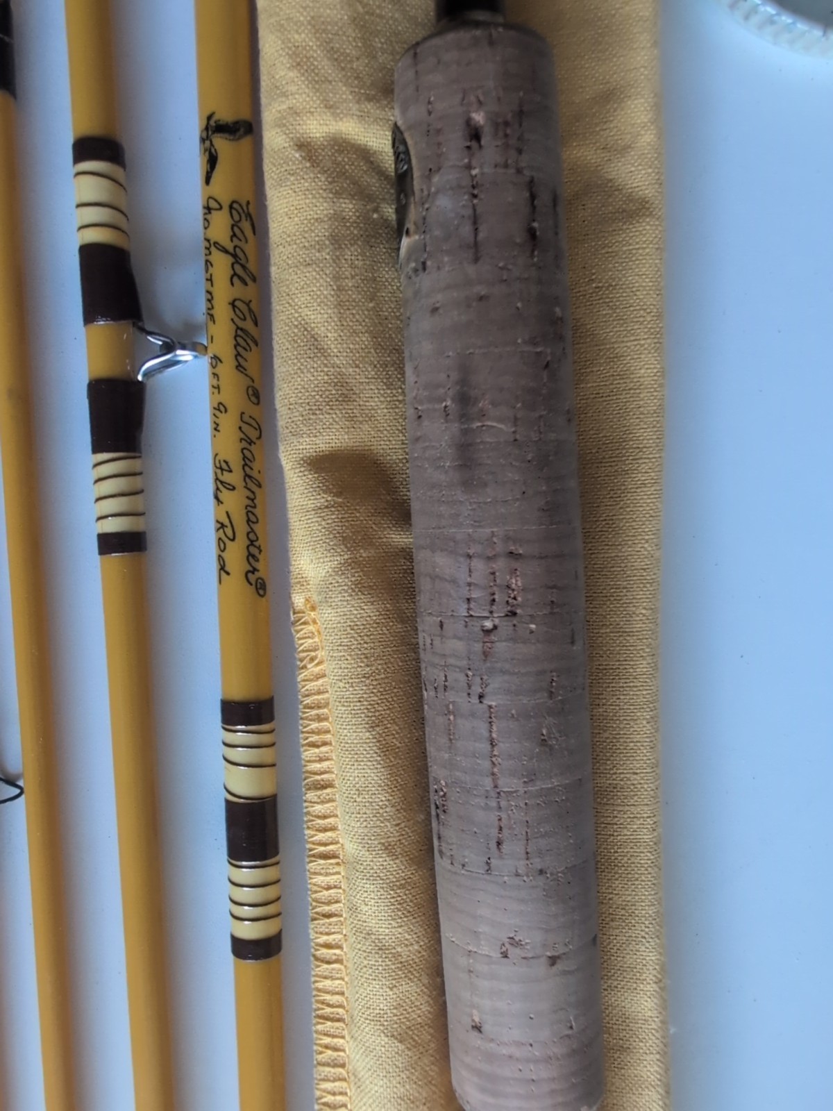Eagle Claw Trailmaster Fly Fishing Pack Rod 6′ 9″ Line Size 7 M6TMF USA Vintage