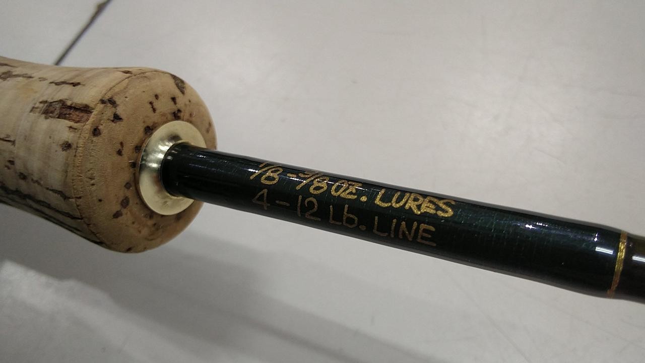 Palms PST58T Bass Fishing Rod 5’8″ (172cm), 1-Piece, 115g, 1/8-3/8oz, 4-12lb