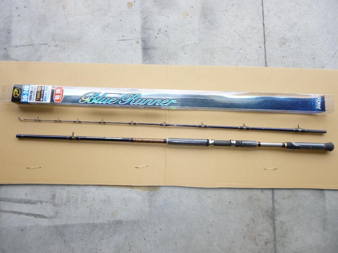 PROX Blue Runner Boat Rod 7’3″ 6:4 Two-Piece Guide, 30-100z, Used