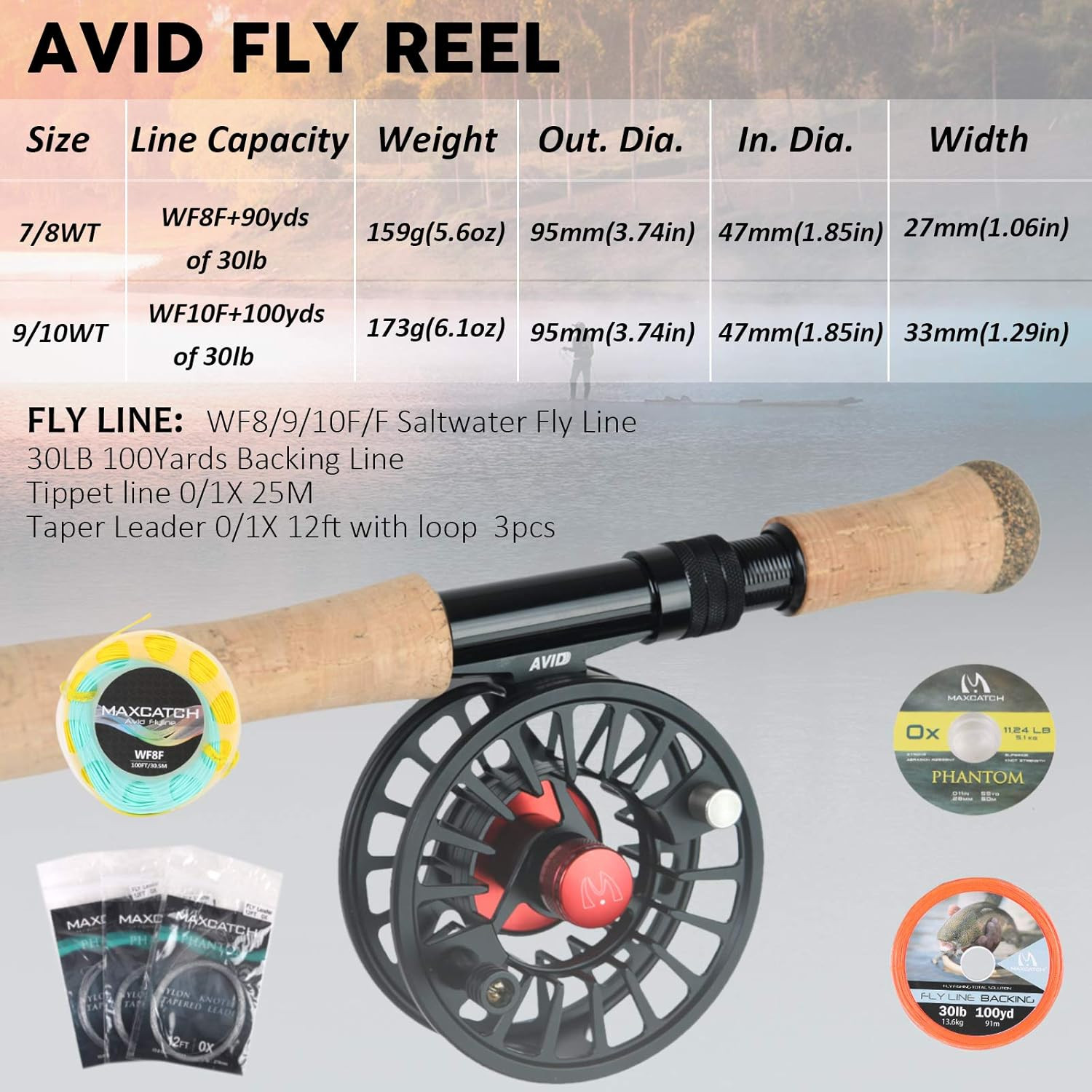 M MAXIMUMCATCH Maxcatch Predator Big Game and Saltwater Fly Fishing Rod: 7’11”/