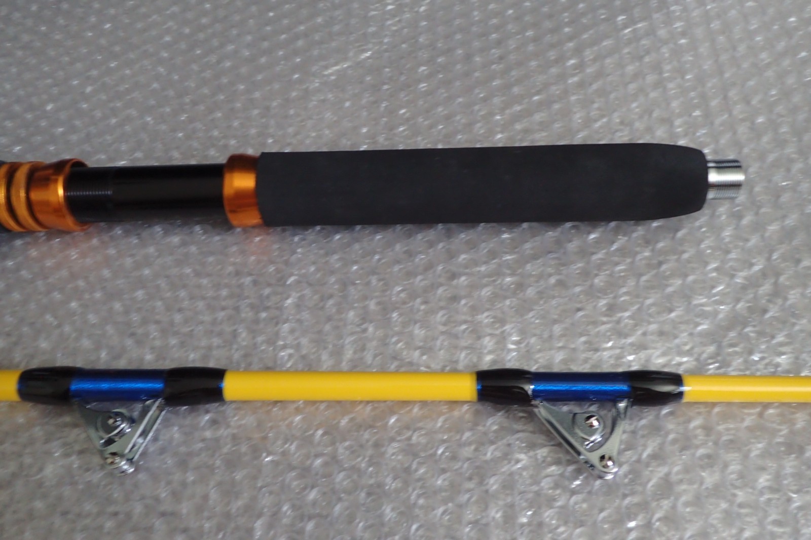 Heavy Saltwater Trolling Rod Conventional Boat Fishing Yellow 180cm 100-200lb