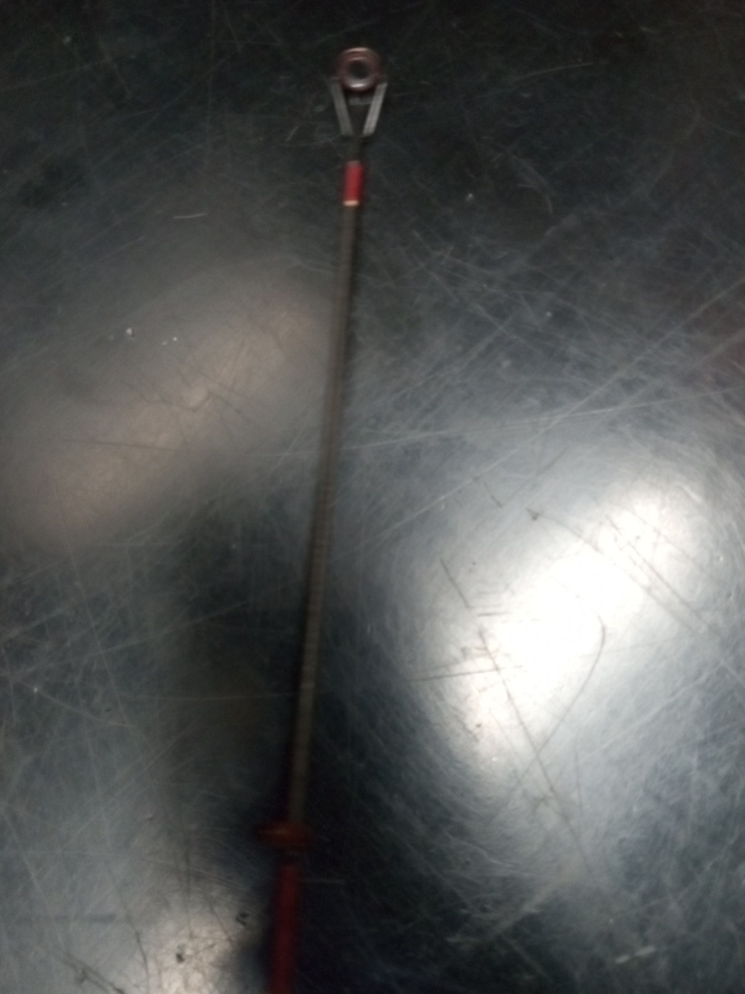 Vintage Berkley Graphite Composite 5’6″ Spinning Rod 1pc Grey And Burgundy