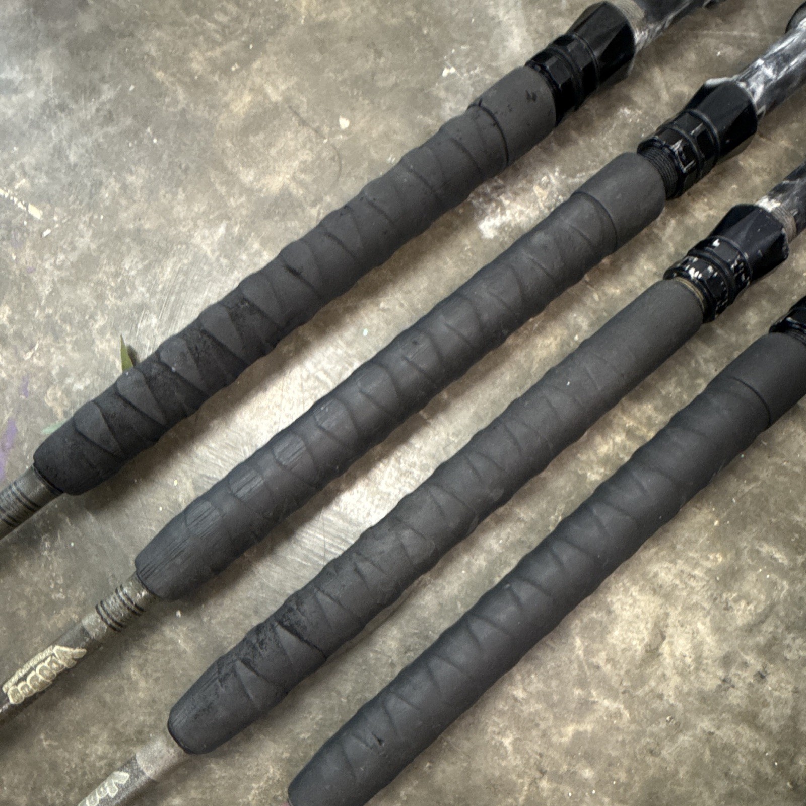 4-Custom tuna rods- used- Calstar blanks