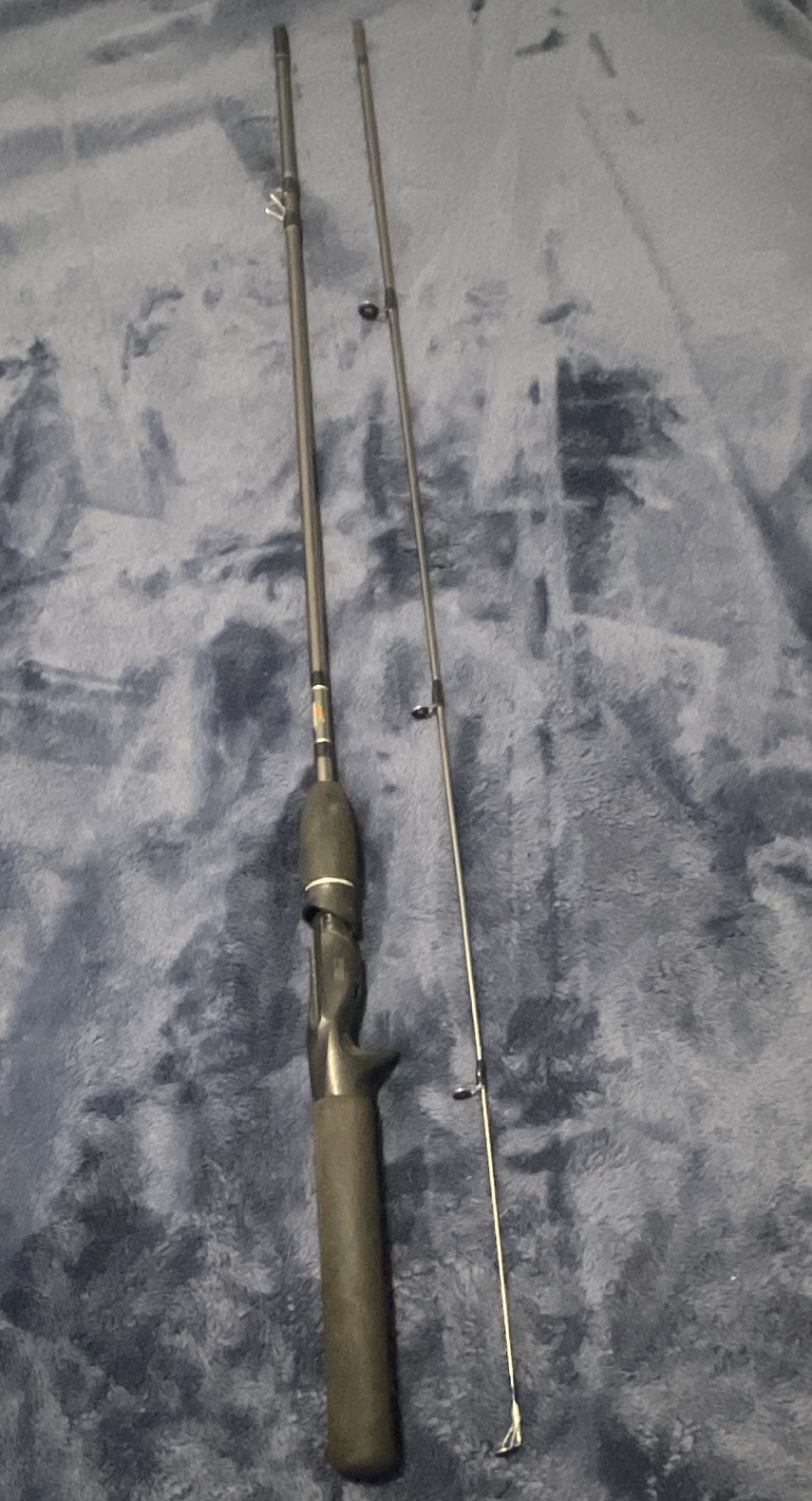 h2ox 6 ft Spinning Rod 2-Piece Medium Moderate Fast Split Foam Grip