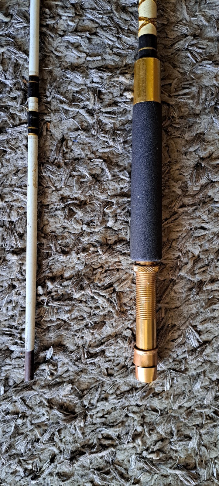 8 Foot Master Custom White “4080” Fishing, Fly Rod 15-30 Made Korea Nice