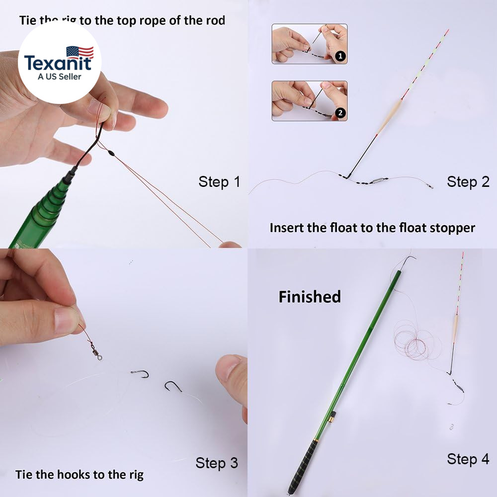 //Telescopic Tenkara Fishing Rod Kit//Ultralight Travel Fishing Rod,Portable Col