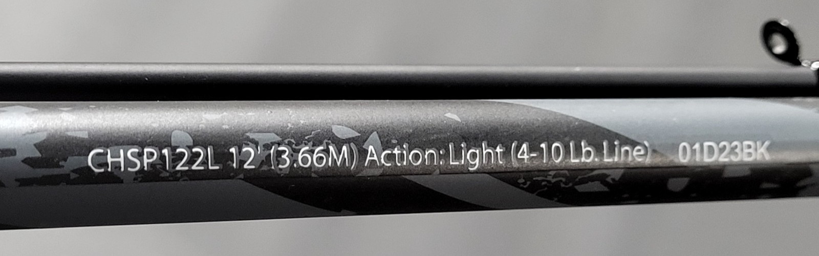 Shakespeare CRAPPIE HUNTER CHSP122L, 2 Piece Spinning Rod 12 ft Light (4-10) NEW