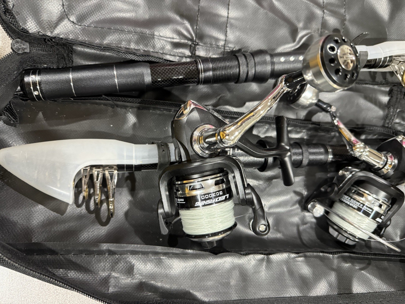 Lixada Double Set For $75 2 Lightweight Rods And 2 Reels, 10 Feet Each W/case