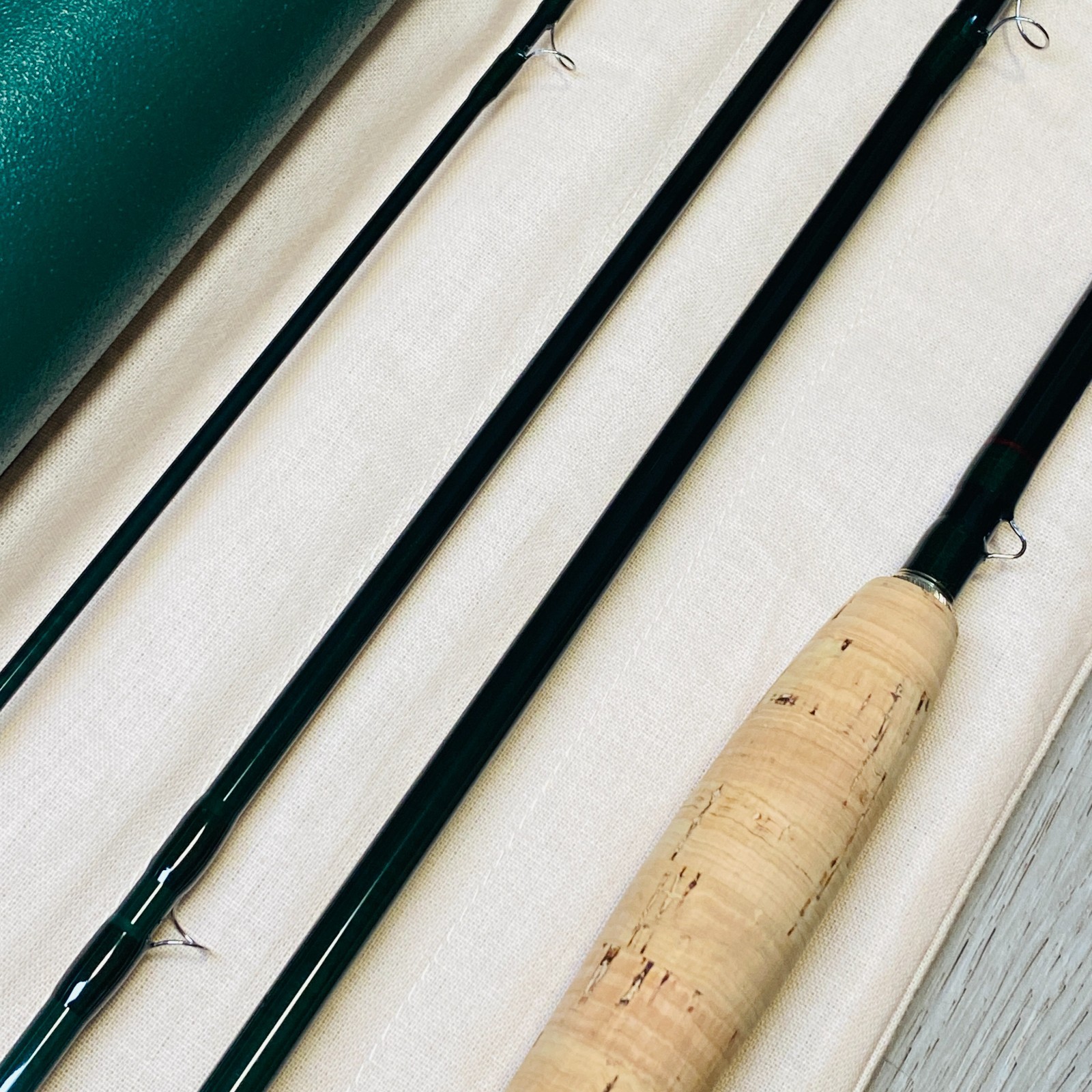 [Beautiful]R.L. Winston Boron IIx 8’6″ 4pcs 5wt Fly Rod Fishing w/tube & sock