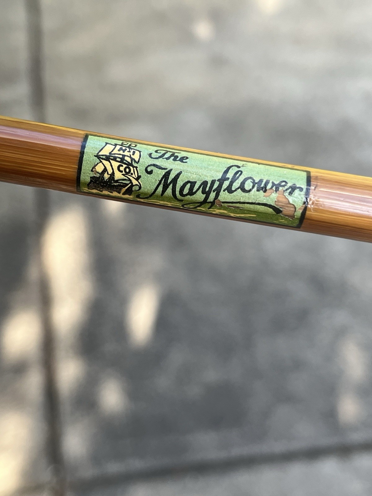 VINTAGE 4 PIECE BAMBOO MAYFLOWER FLY ROD 9ft (2 TIPS)