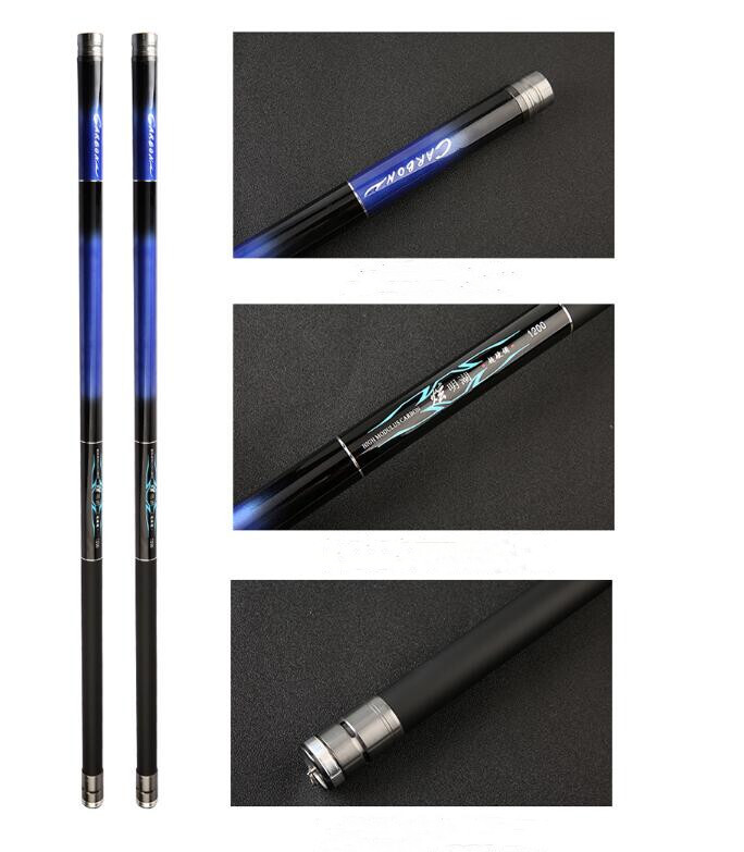 8m 9m 10m 11m 12m 13m Telescopic Fishing Rod Hard Carbon Fiber Hand Fishing Pole