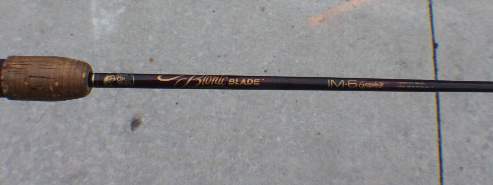 Bass Pro Shops Bionic BLADE IM-6 Graphite BB56M 5’6″ Med Act Fishing Rod