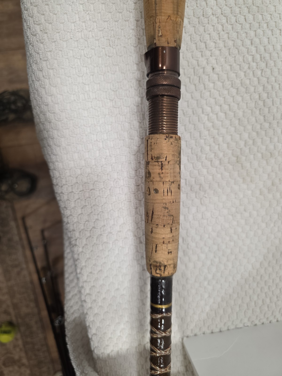 Fenwick Fenglass Old Glass Spin Rod 8ft 7in No Guide Damage Fishing Equipment