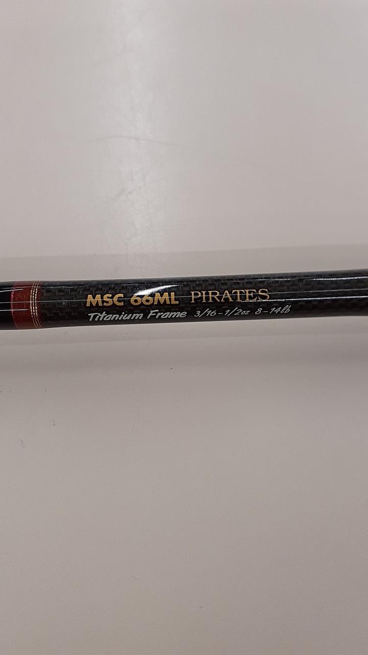 Major Craft Majorstick MSC-66ML Bass Fishing Rod 6’6″ 125g Damaged Guides