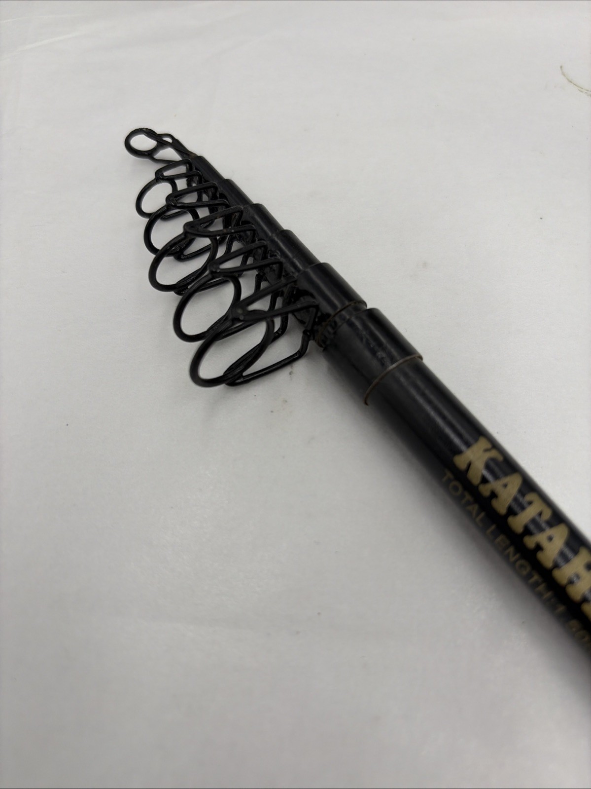 Katahdin Mountain Sports Black Telescopic Multi Section 3 Oz Fishing Rod 5′