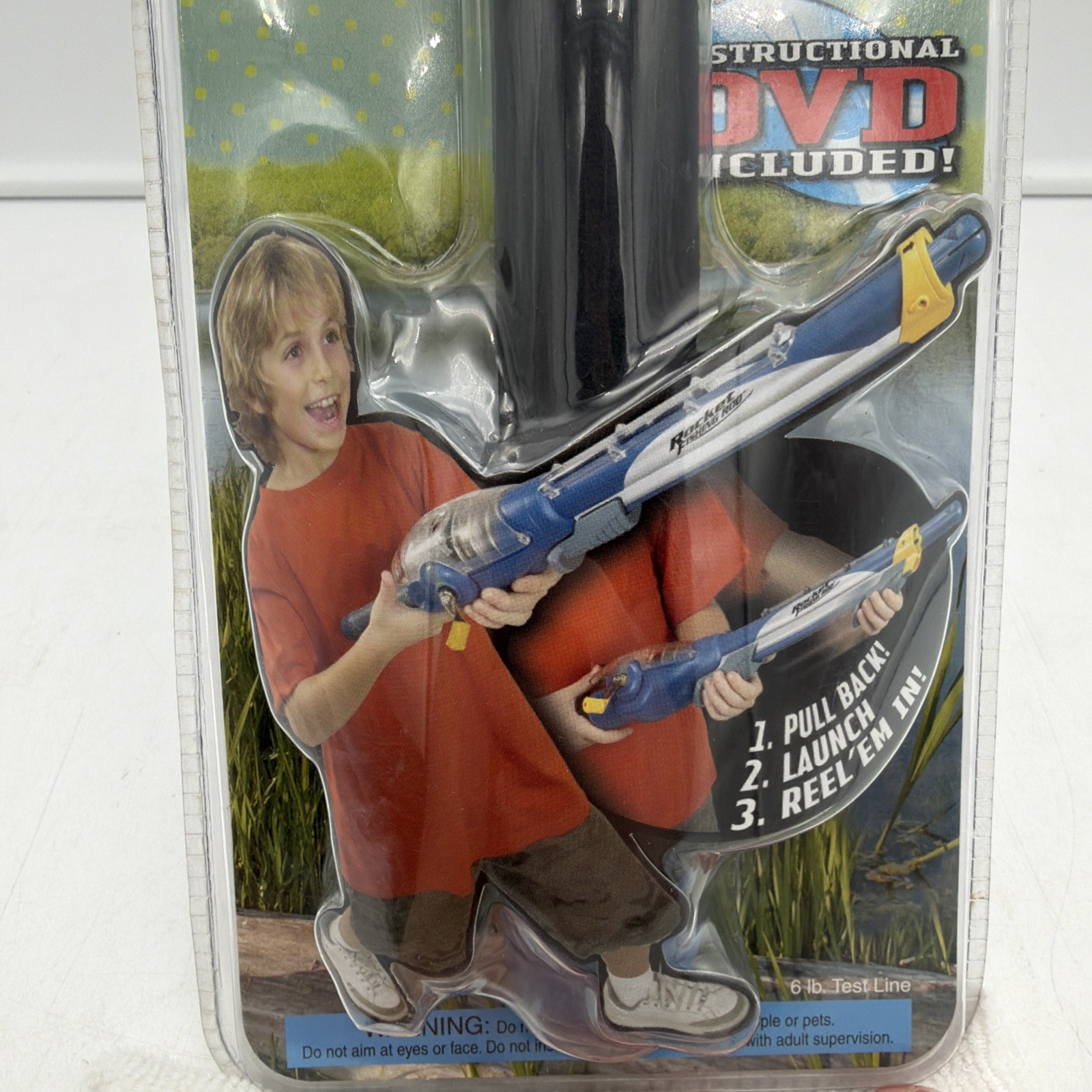 Roland Martin Rocket Fishing Rod 2005 Fogo #69011 Spin Master BRAND NEW & SEALED