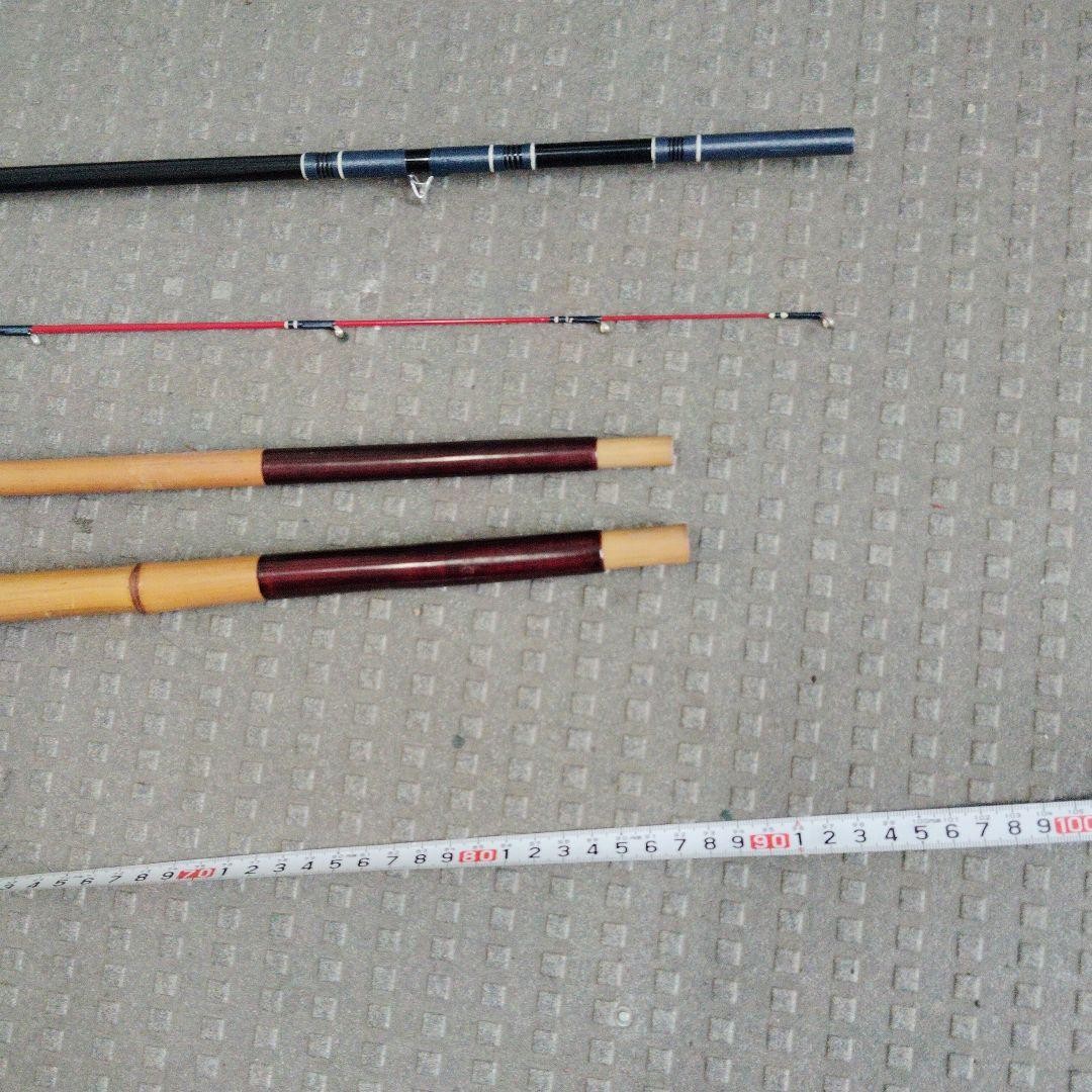 Vintage Bamboo Fishing Rods with Hidden Compartments Used