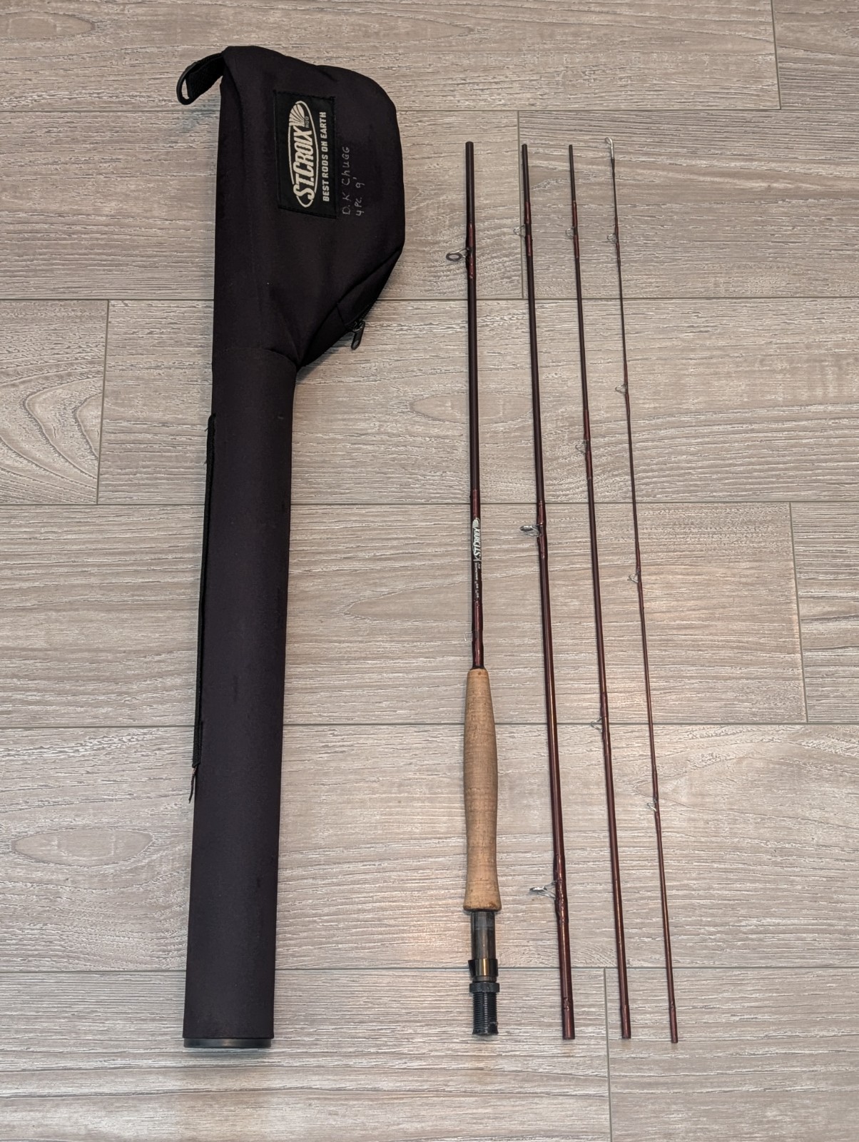 St. Croix SC IV/SC II Graphite 8’6″ 5 WT Line 42F865.4-F/I865.4 Fly Rod w/Case