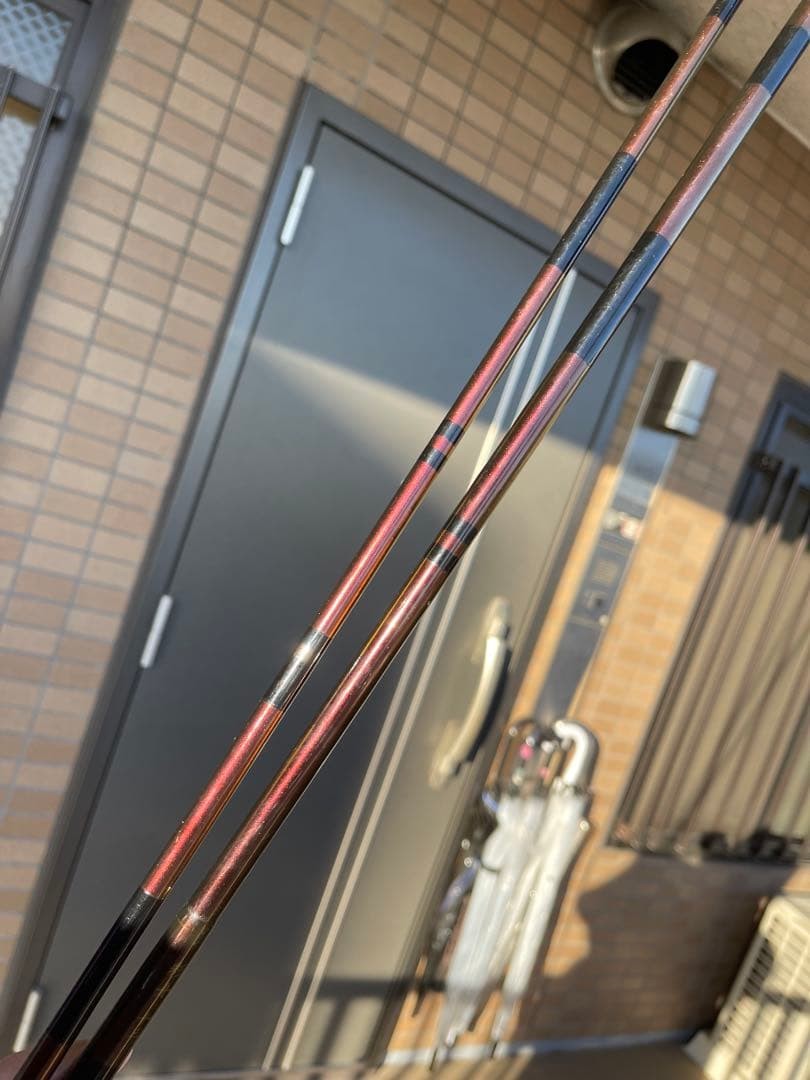 Herabuna 13′ Carbon Fishing Rod, 3.9m, 4-Piece, Black & Red, Used