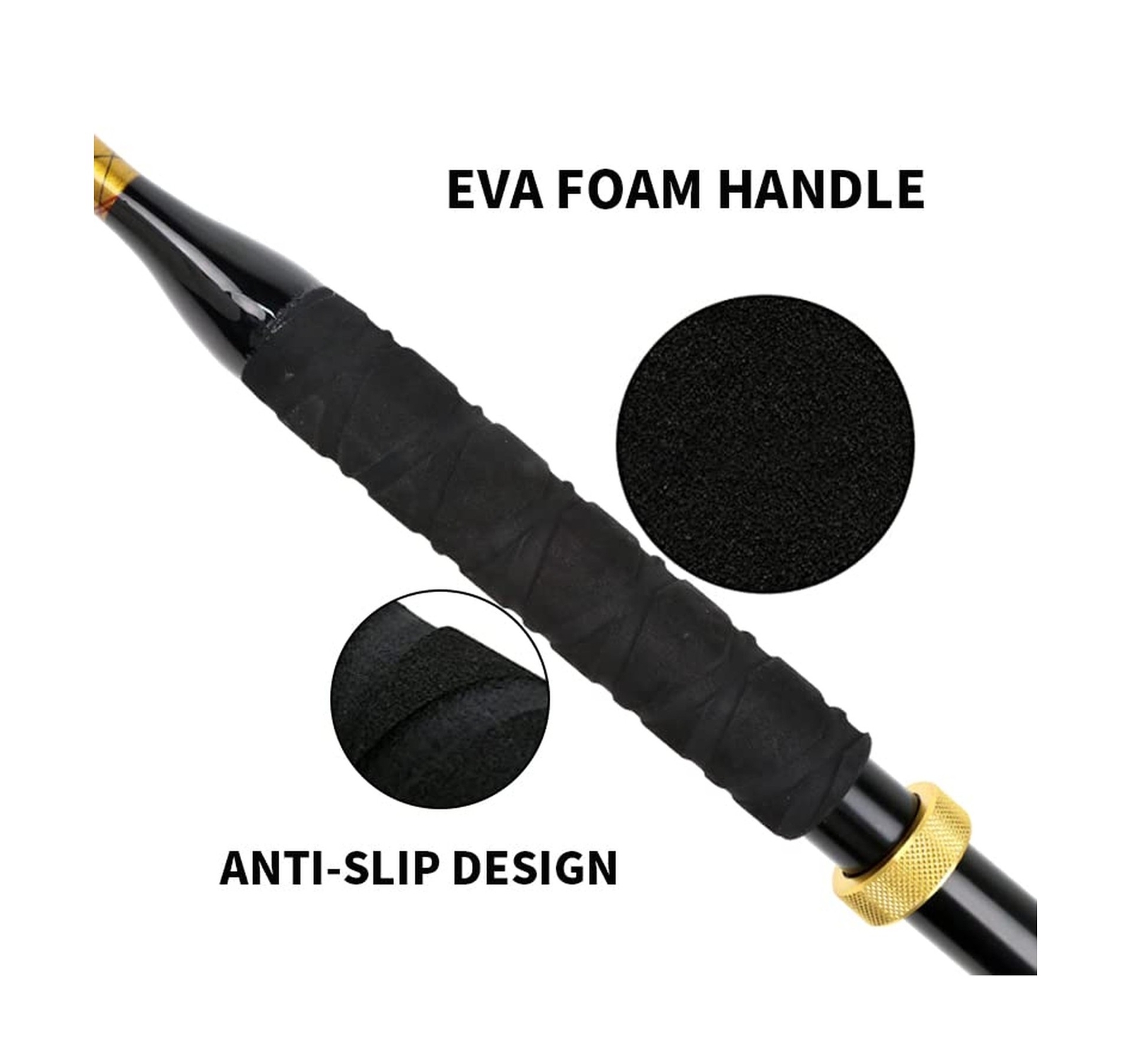 Bent But Fishing Rods Saltwater, Deep Sea Fishing Pole with Swivel Tip for Of…