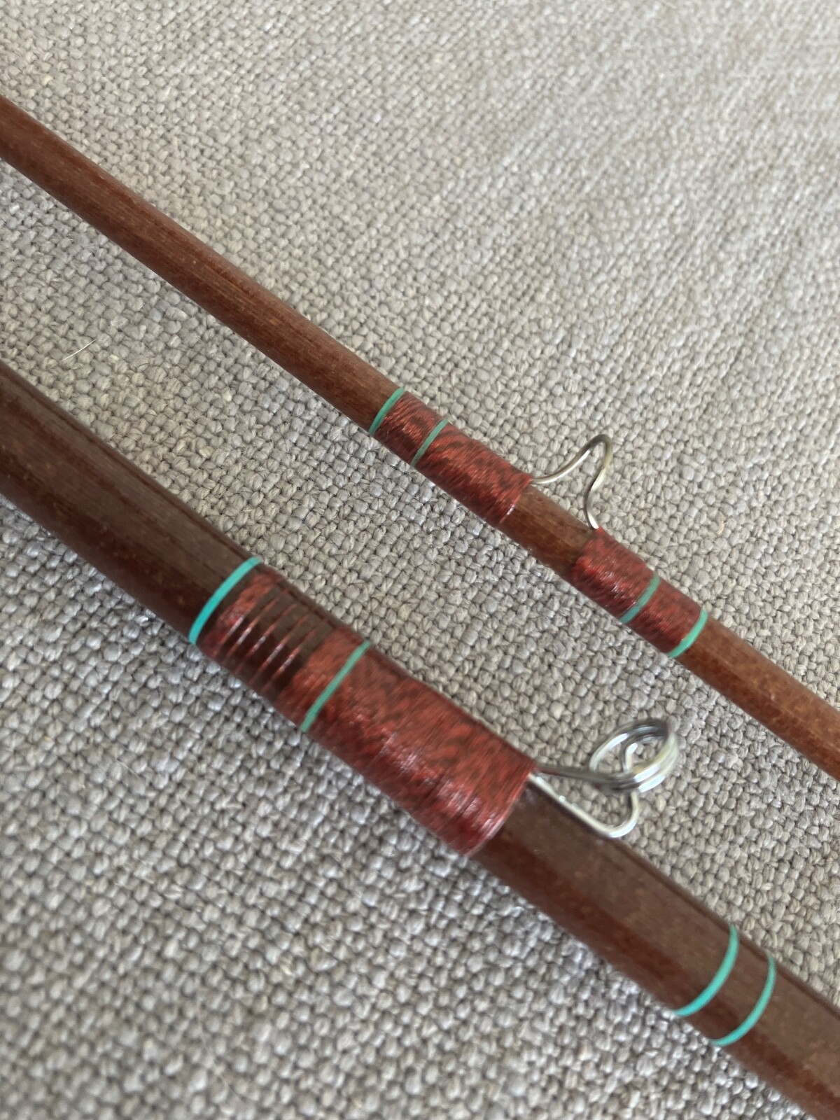 NEW VINTAGE Royal Javelin 2 pcs. 8 Ft. Fishing Rod Custom Built Conolon #78614