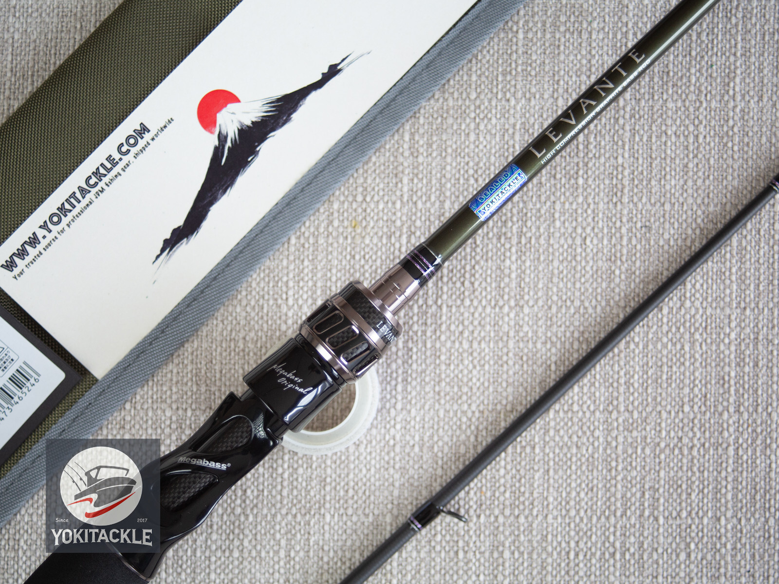 Megabass LEVANTE JP F3-66LV 2P Baitcasting Rod Shipping from JAPAN