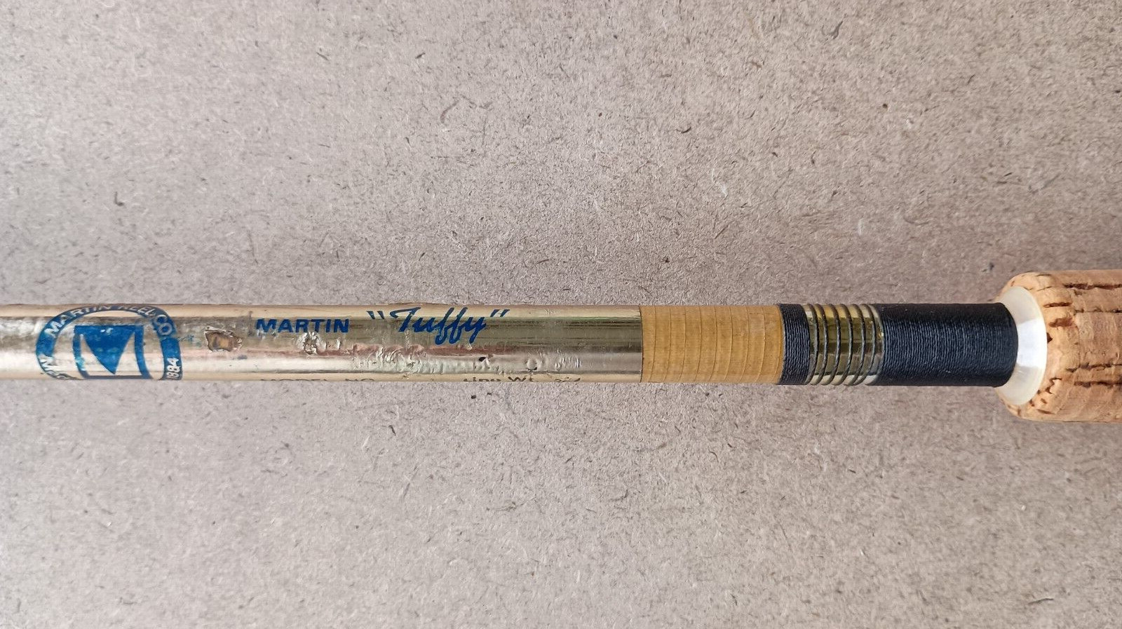 Vintage Martin “Tuffy” Model 3-016 Line Weight #7 Fly Rod 2-Piece 8 Ft