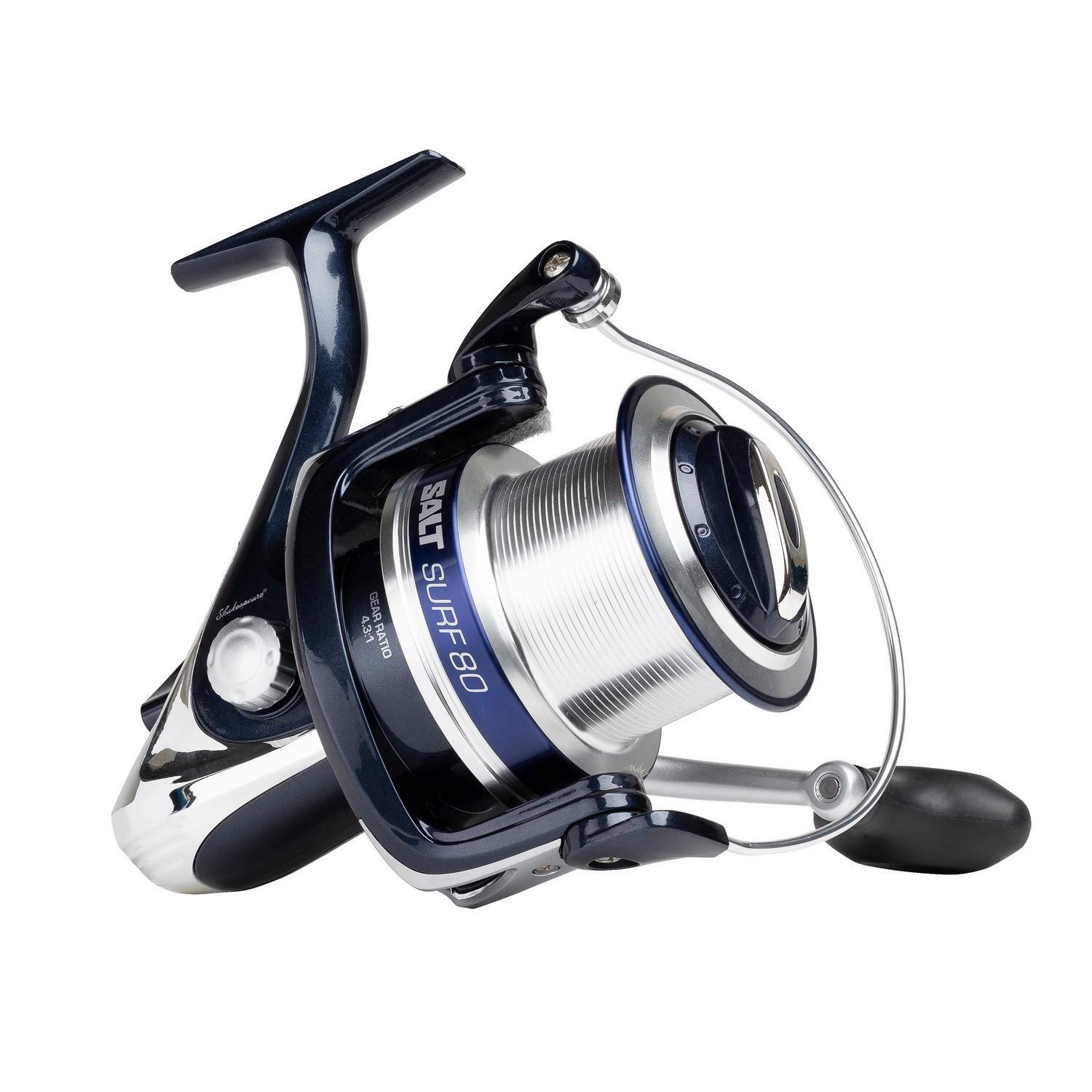 Shakespeare Salt 80 LONG CAST Large Sea Fishing Reel For Beach Surf Rod 1544322