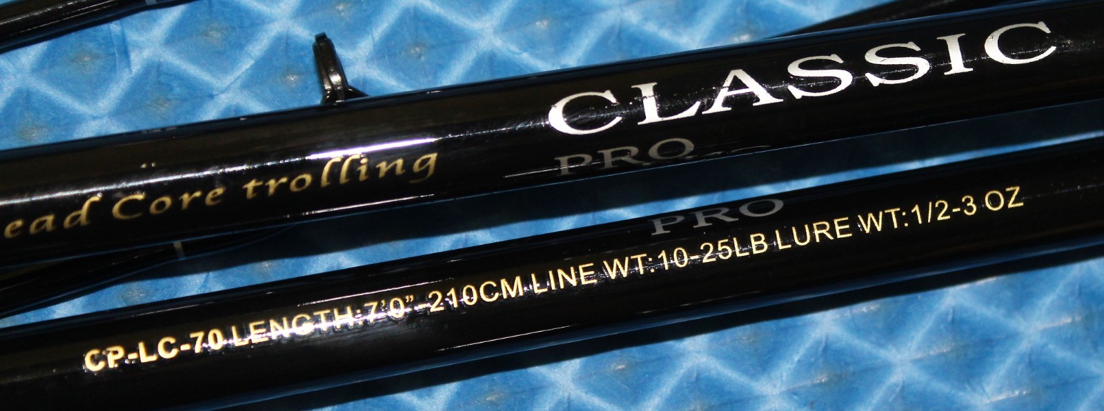 Okuma Black Classic Pro 7′ 0″ Lead Core Trolling Rod CP-LC-70 6-Pack!