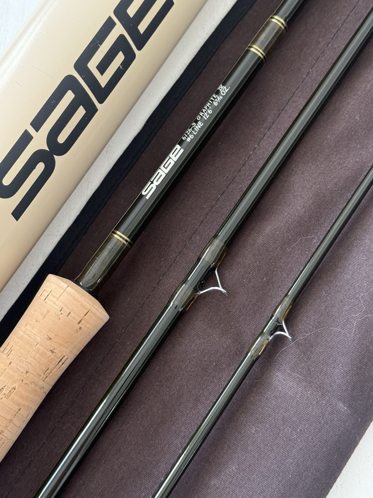 **BEAUTIFUL**🔥SAGE GRAPHITE IV SWITCH/SPEY 6wt 12’6”ft SWITCH/SPEY Rod!!!!🔥