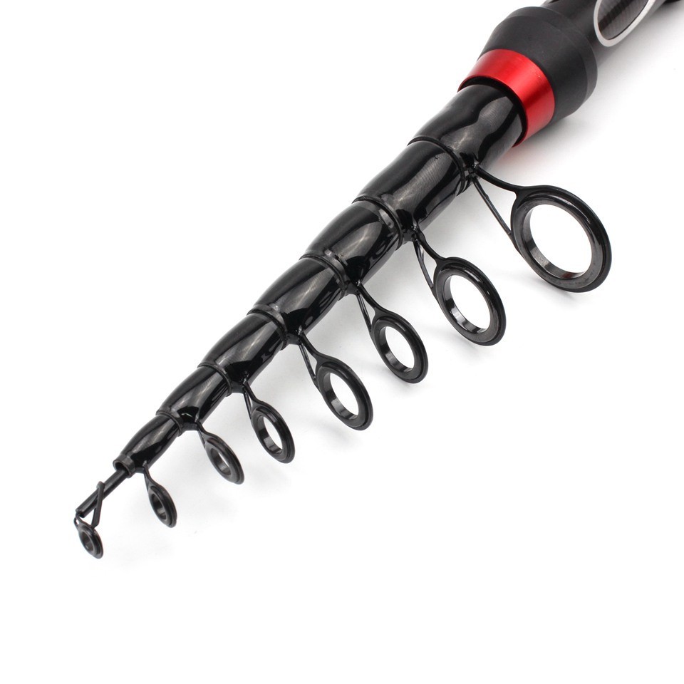 1.8-3.0M Carbon Fiber Telescopic Fishing Rod Pole Sea Saltwater Freshwater New