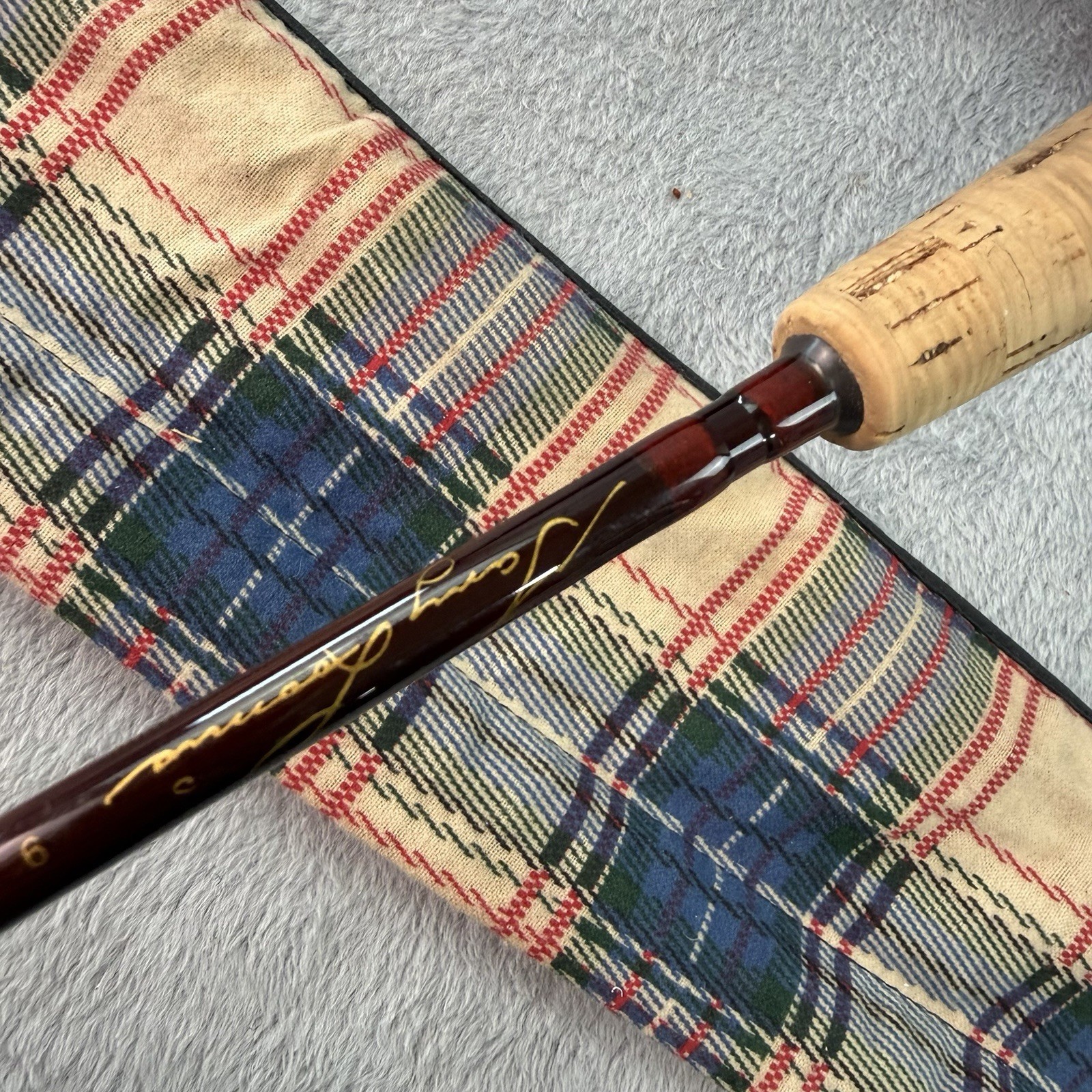 Vtg G Loomis IM6 9′ #3wt 2pc Fly Rod + Original Case & Sock EXC Y248