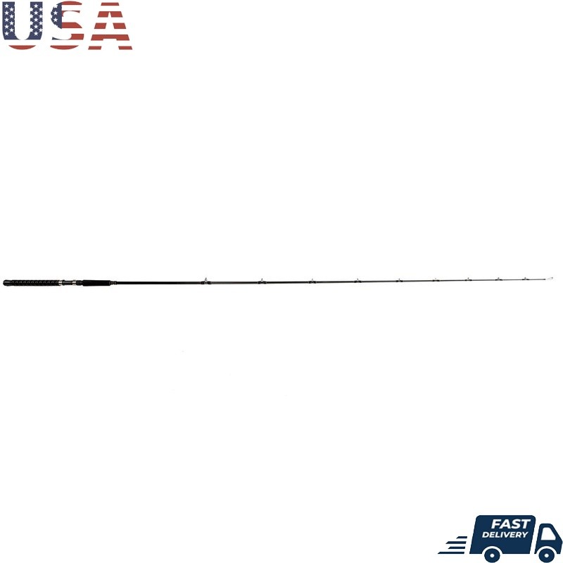 Moderate Action Medium Heavy Trolling Fishing Rod 2pc 8’6″ Fiberglass Freshwater